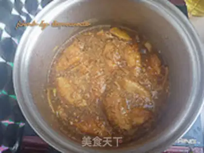 Make The rice and the wings step 7