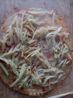 Make Potato and ham burrito step 14