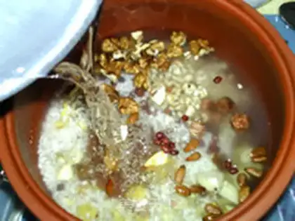 Make Hong Kong porridge step 7