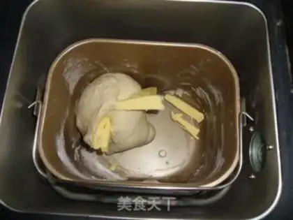Make Panda bread step 1