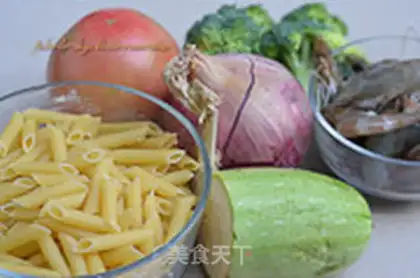 Make Shrimp pasta step 0