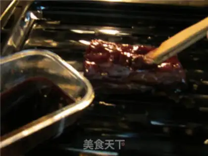 Make Honey sauce and roast meat step 4