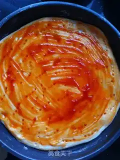 Make A gravy corn pizza step 9