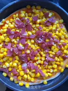 Make A gravy corn pizza step 11