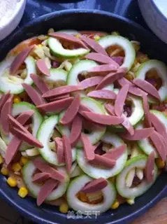 Make A gravy corn pizza step 14