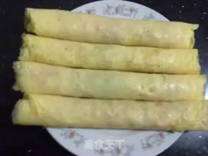 Make Egg rolls step 5