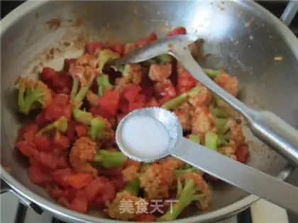 Make Tomato blossoms step 6