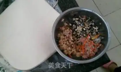 Make Spring rolls step 0