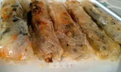 Make Spring rolls step 4