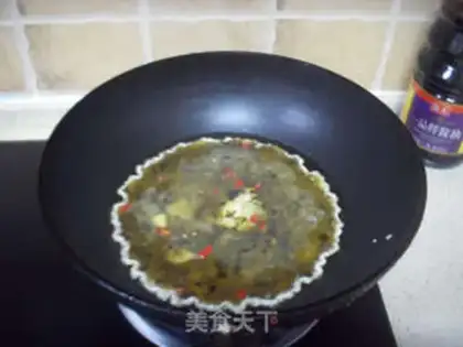Make Olive fried eggs step 2