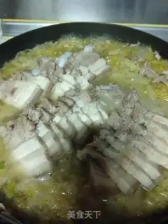 Make Sour sauce and white meat step 7