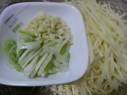 Make Clear the potatoes step 0