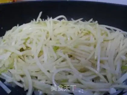 Make Clear the potatoes step 2