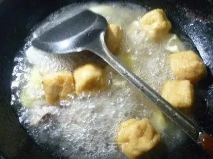 Make Thundered tofu tofu to burn ribs step 6