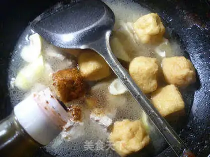 Make Thundered tofu tofu to burn ribs step 7