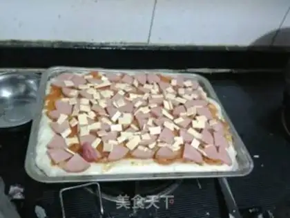 Make Simple family pizza step 4