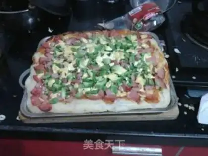 Make Simple family pizza step 6