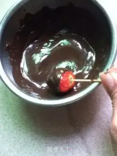 Make Strawberry lollipop step 2