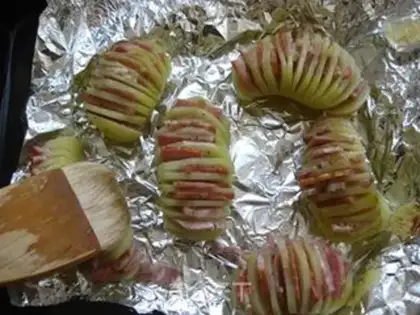 Make Bacon organ roasted potatoes step 5