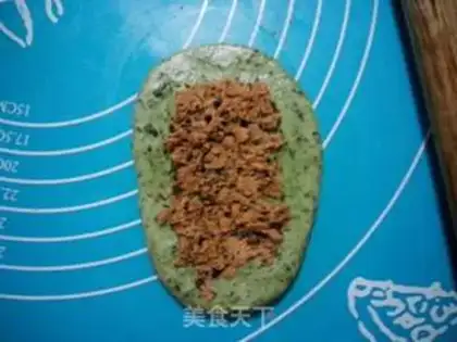 Make Spinach seaweed cedar pineapple step 2