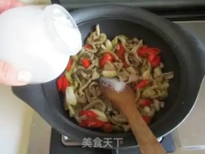 Make Twin pepper duck intestines step 8