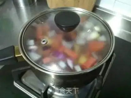Make Ham borscht step 5