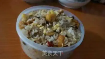 Make Innovative egg fried rice step 0