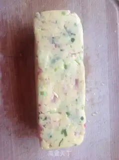 Make Onion cheese and ham cookies step 5