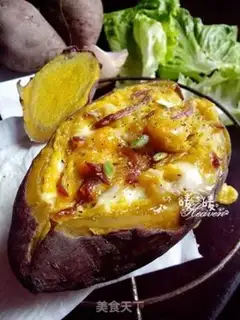 Make Eggs and salted potatoes step 7