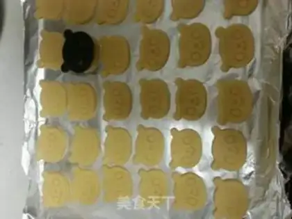 Make ♪ The pussy with tea cookies ♪ step 2