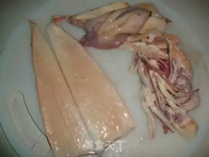 Make Squid meat step 2