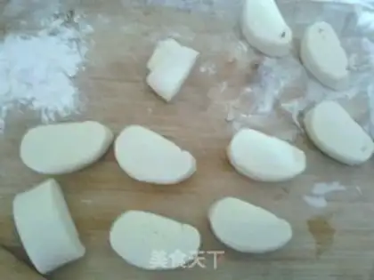 Make Pumpkin egg dumplings step 7
