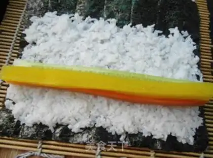 Make Simple sushi step 3