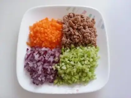 Make Egg bun step 1