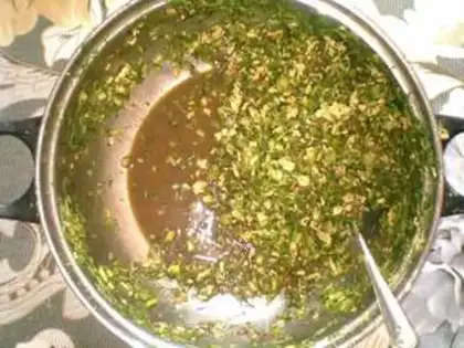 Make Spicy egg pie step 2
