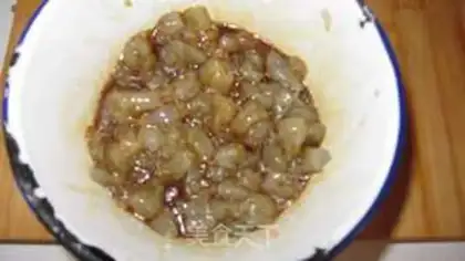 Make Cream shrimp mushroom dumplings step 6
