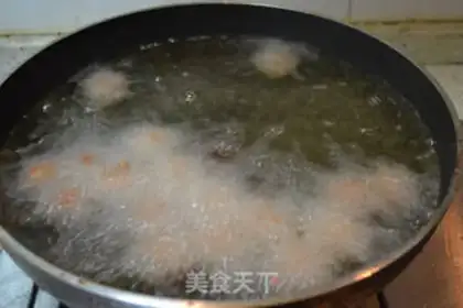 Make Dried fried balls step 11