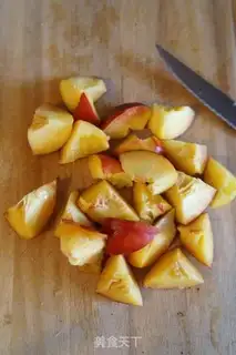 Make Coconut peach pudding step 3