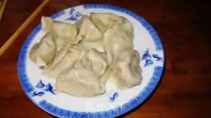 Make Cream shrimp mushroom dumplings step 26