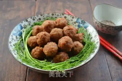 Make Dried fried balls step 13