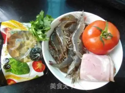 Make Shrimp butterflies step 0