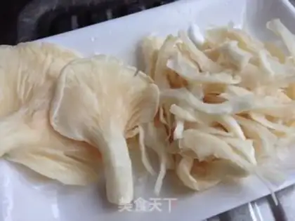 Make Sour apricot mushroom step 1