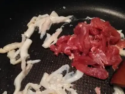Make Sour apricot mushroom step 3