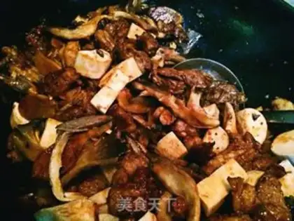 Make Twin mushrooms and oxen step 5