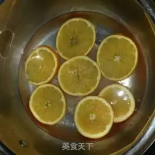 Make Orange cake roll step 1