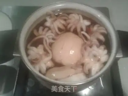 Make Big roast squid step 1