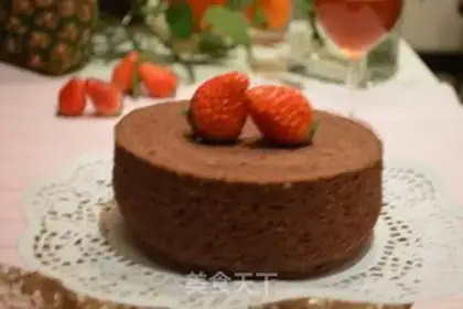 Make Six-inch chocolate twirl cake step 12