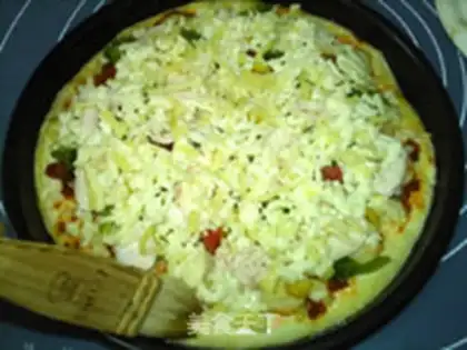 Make Mushroom chicken sausage pizza step 13