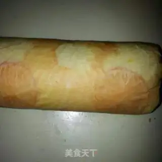 Make Orange cake roll step 14