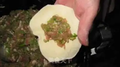 Make Celery pork buns step 19